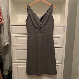 Banana Republic gray dress in business suiting style